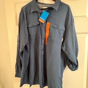 Columbia Men's Slate Blue Shirt Jacket